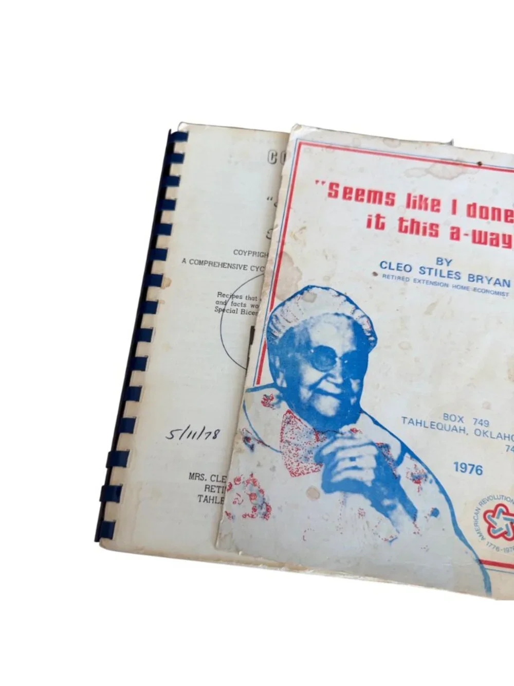 Seems Like I Done It This A Way Cookbook Cleo Stiles Bryan Signed 1976 Typed